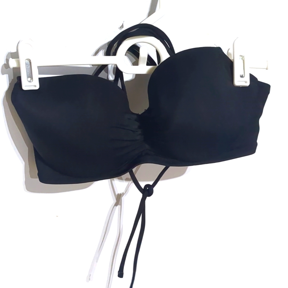 Bandeau halter swim top